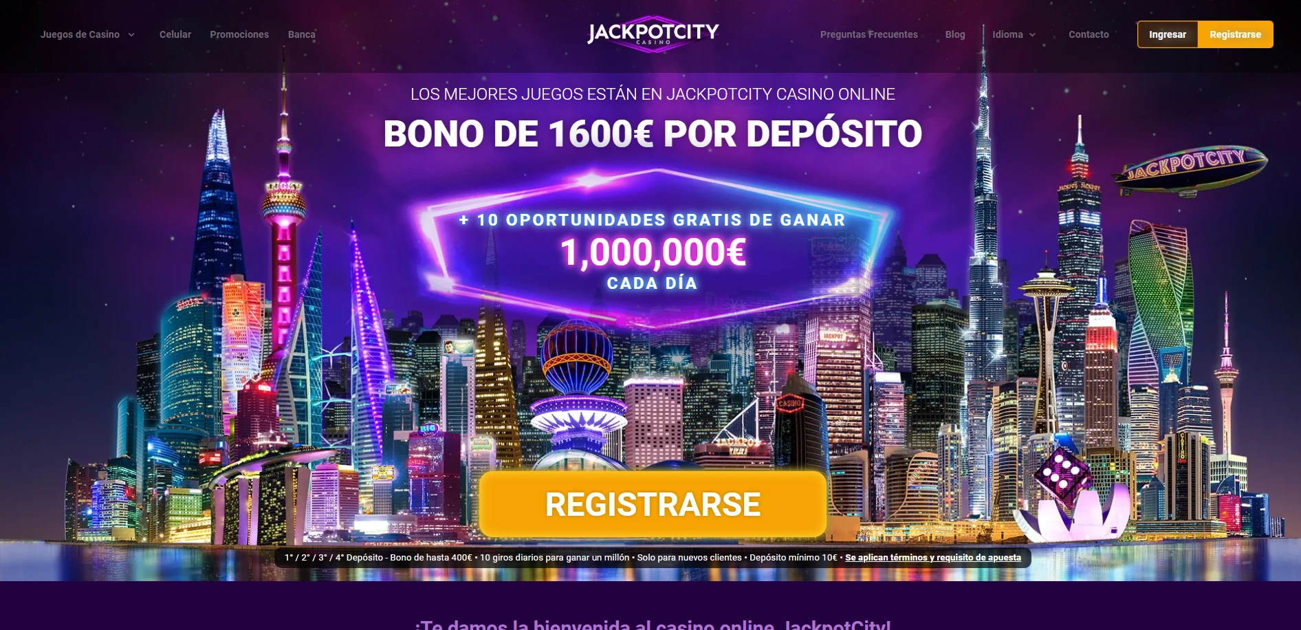 Jackpot City Casino Screenshot
