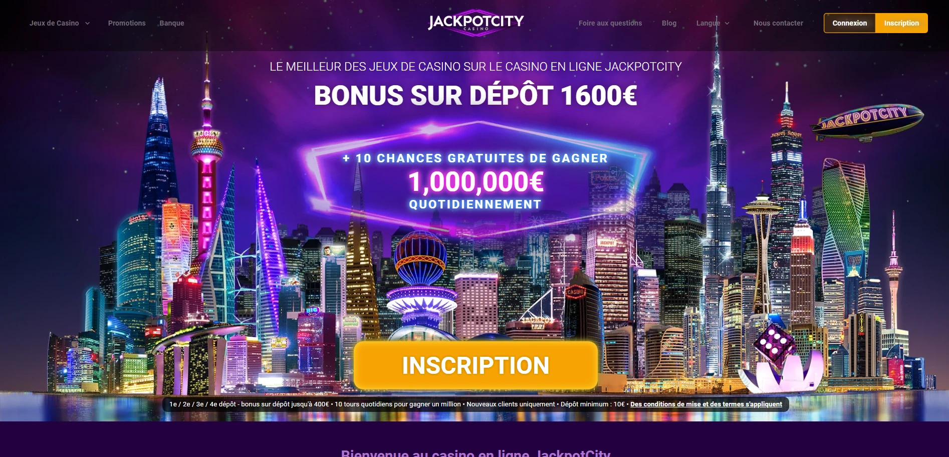 Jackpot City Casino Screenshot