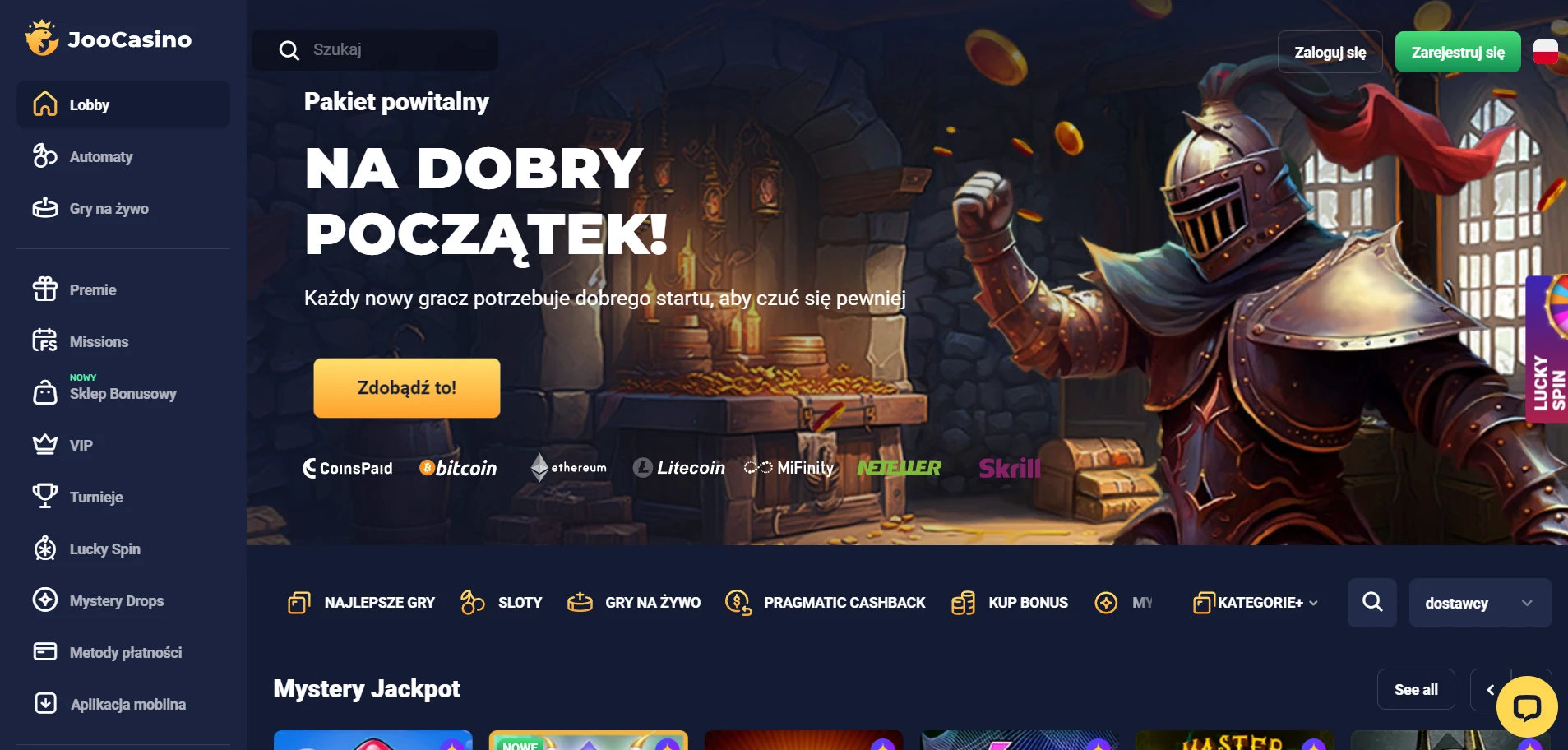 Joo Casino Screenshot