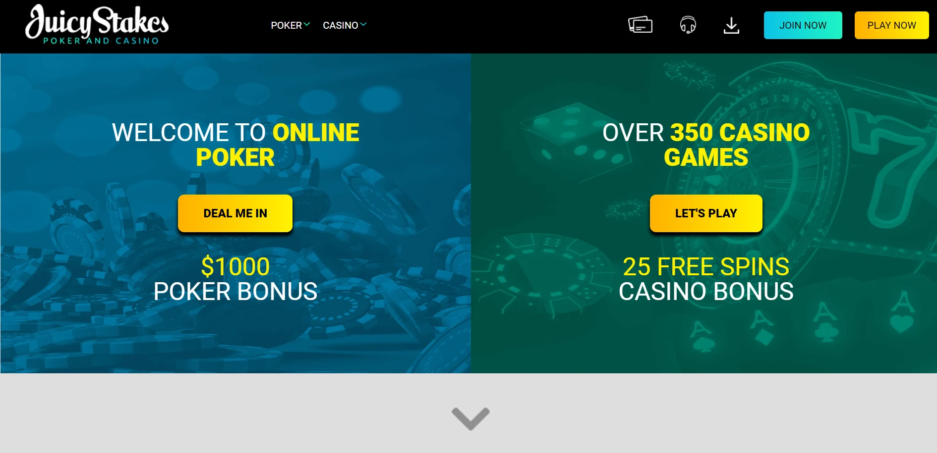 Juicy Stakes Casino Screenshot