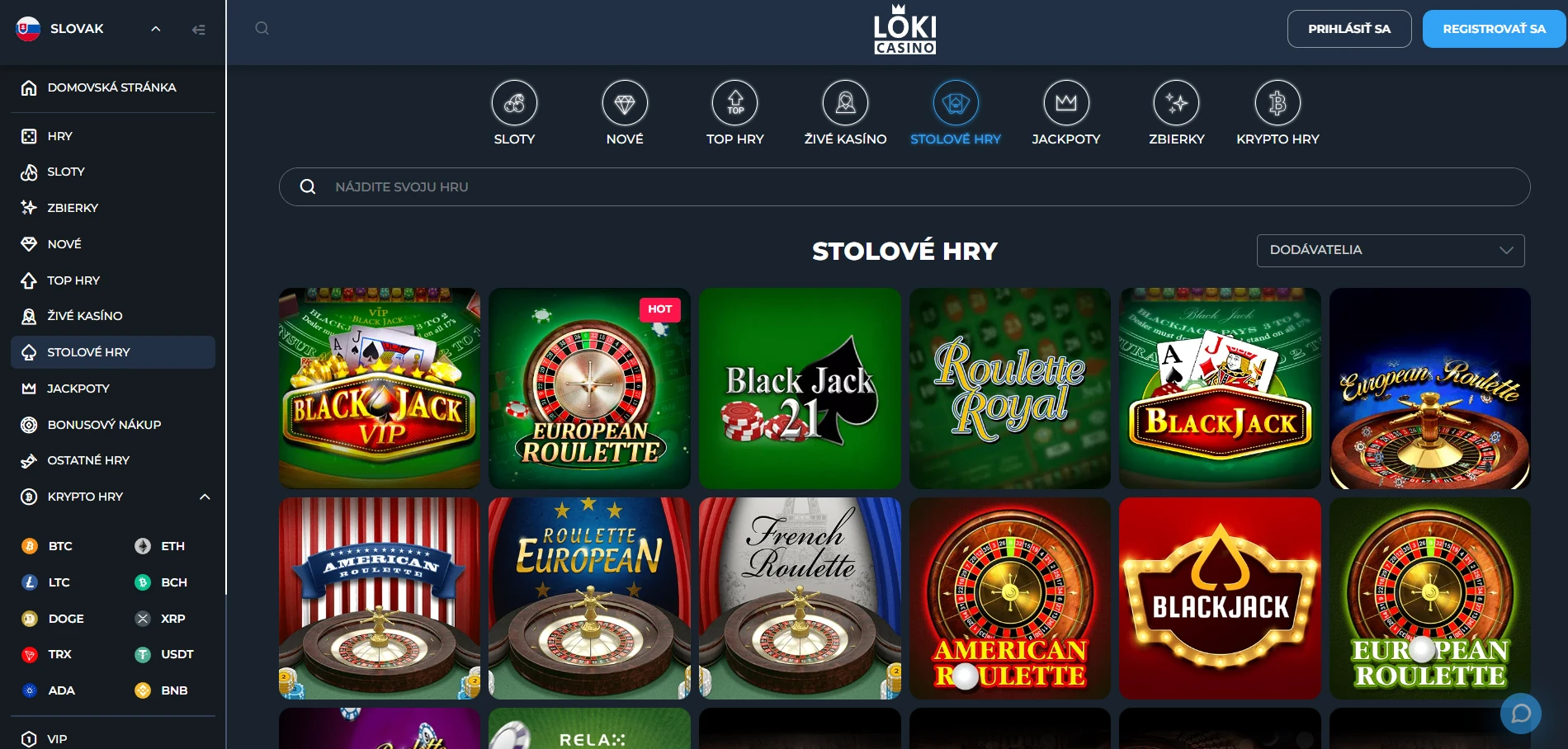 Loki Casino Screenshot