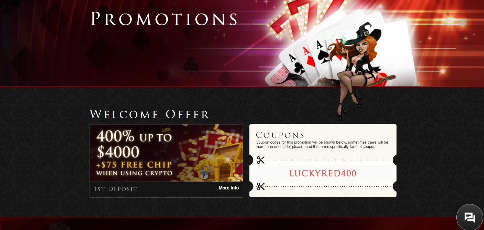 Lucky Red Casino Screenshot
