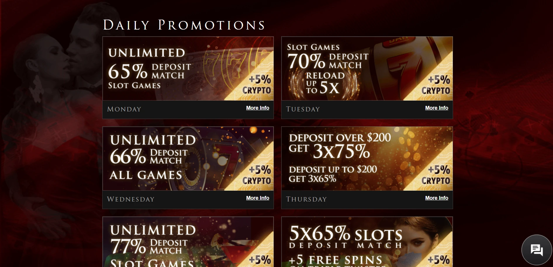 Lucky Red Casino Screenshot