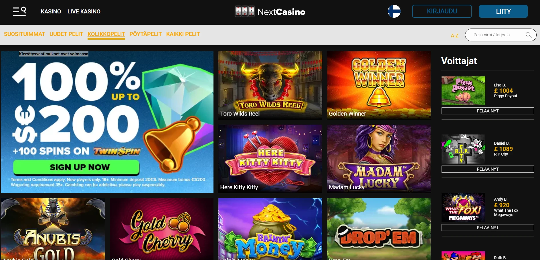 Next Casino Screenshot