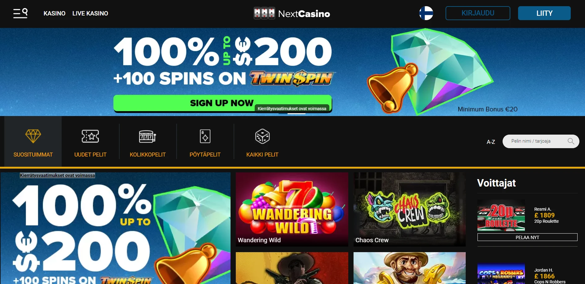 Next Casino Screenshot