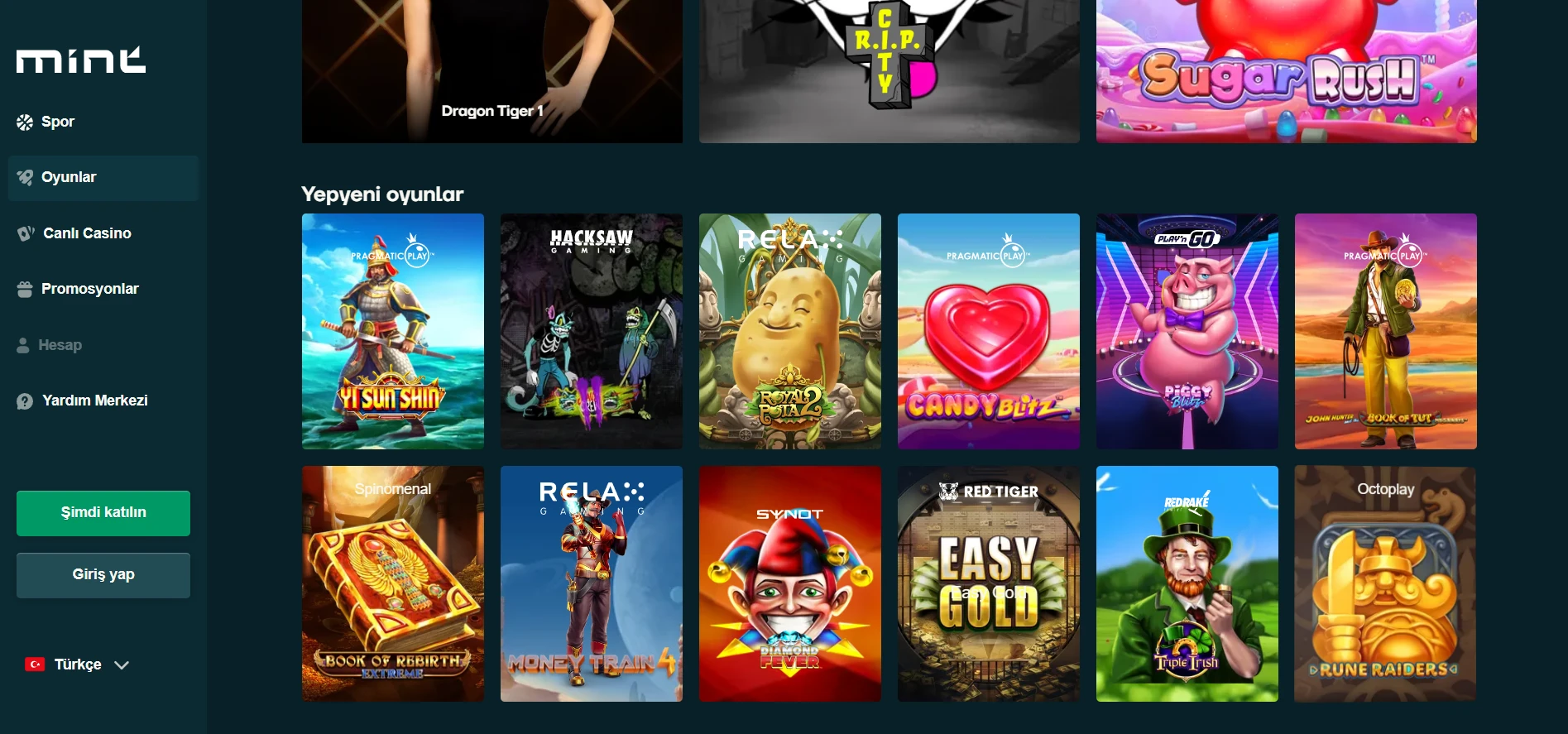 No Limit Casino Screenshot