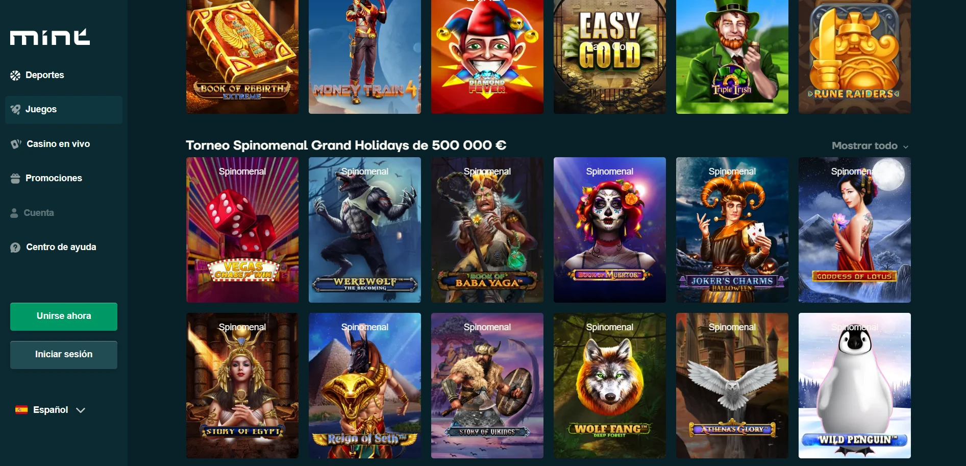 No Limit Casino Screenshot