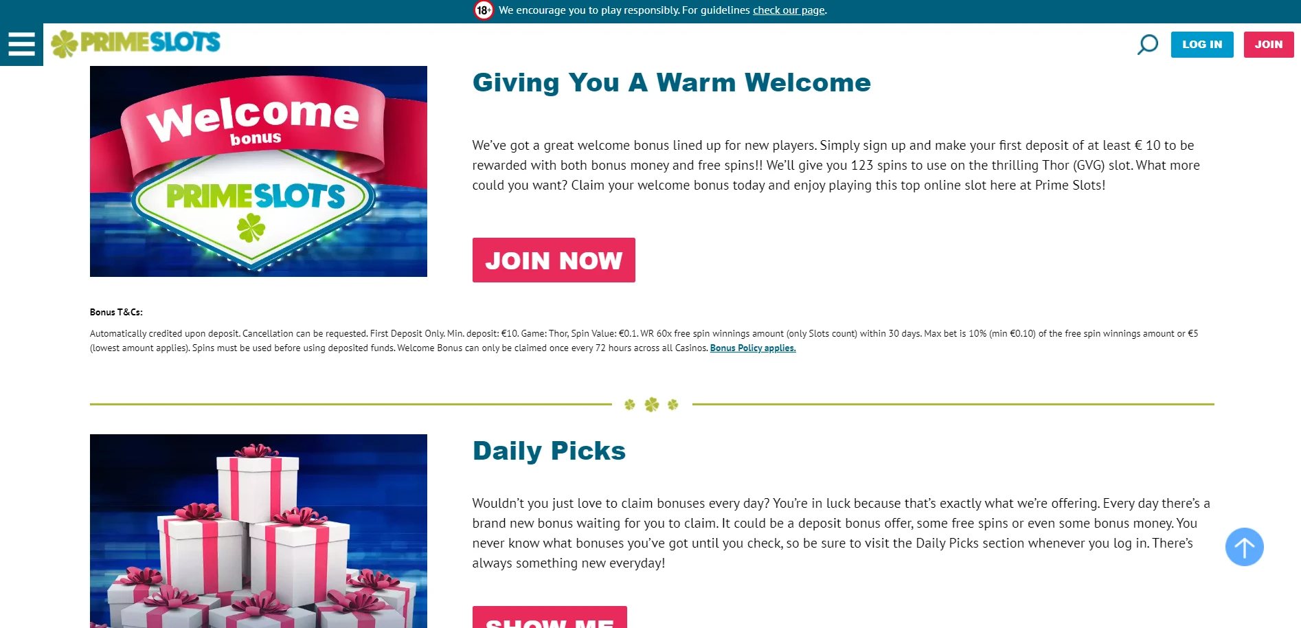 Prime Slots Screenshot