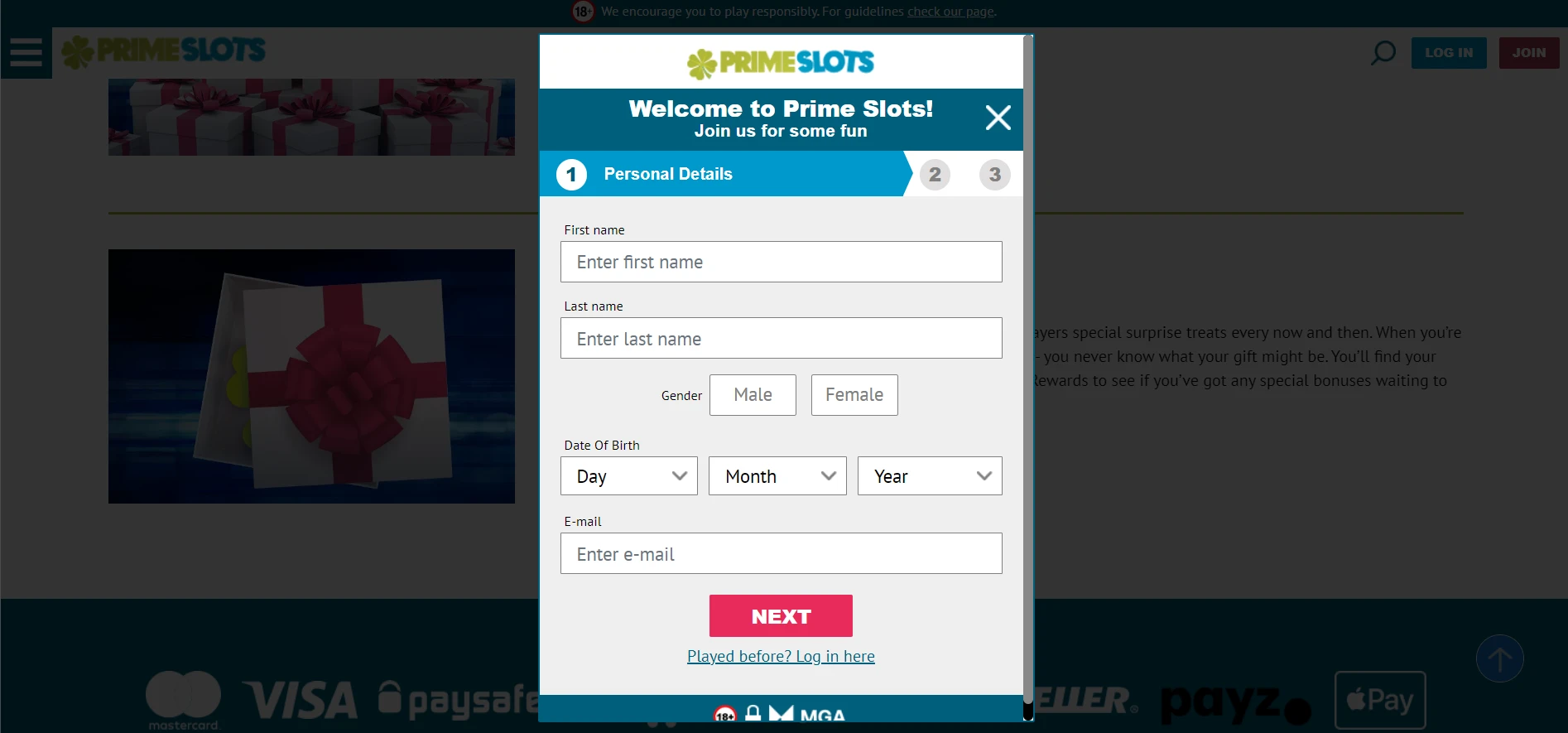 Prime Slots Screenshot