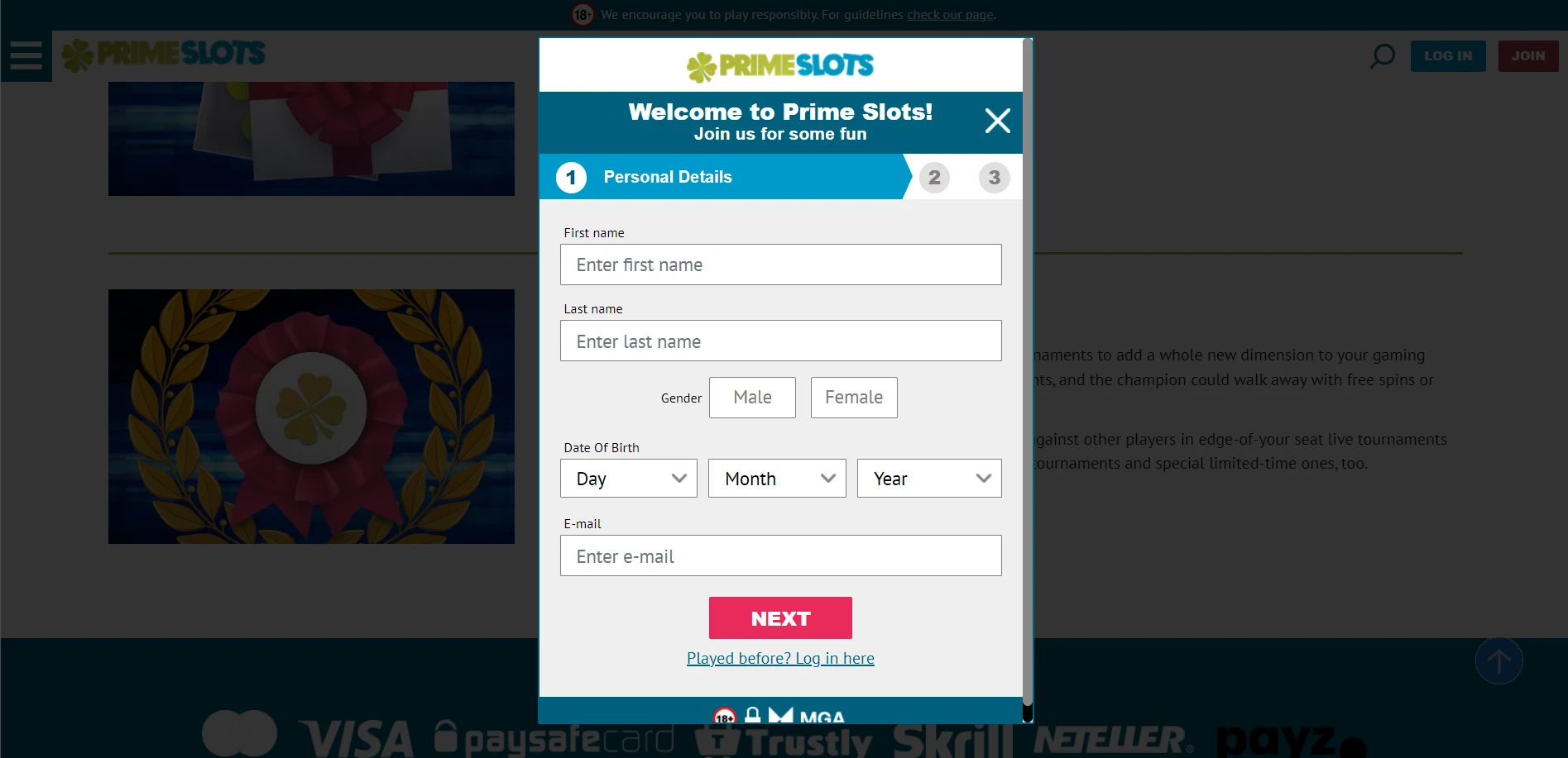 Prime Slots Screenshot