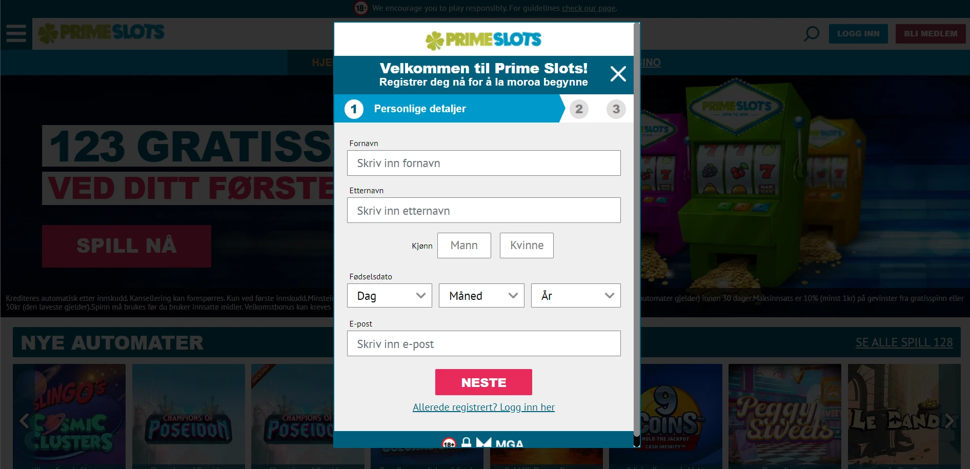 Prime Slots Screenshot