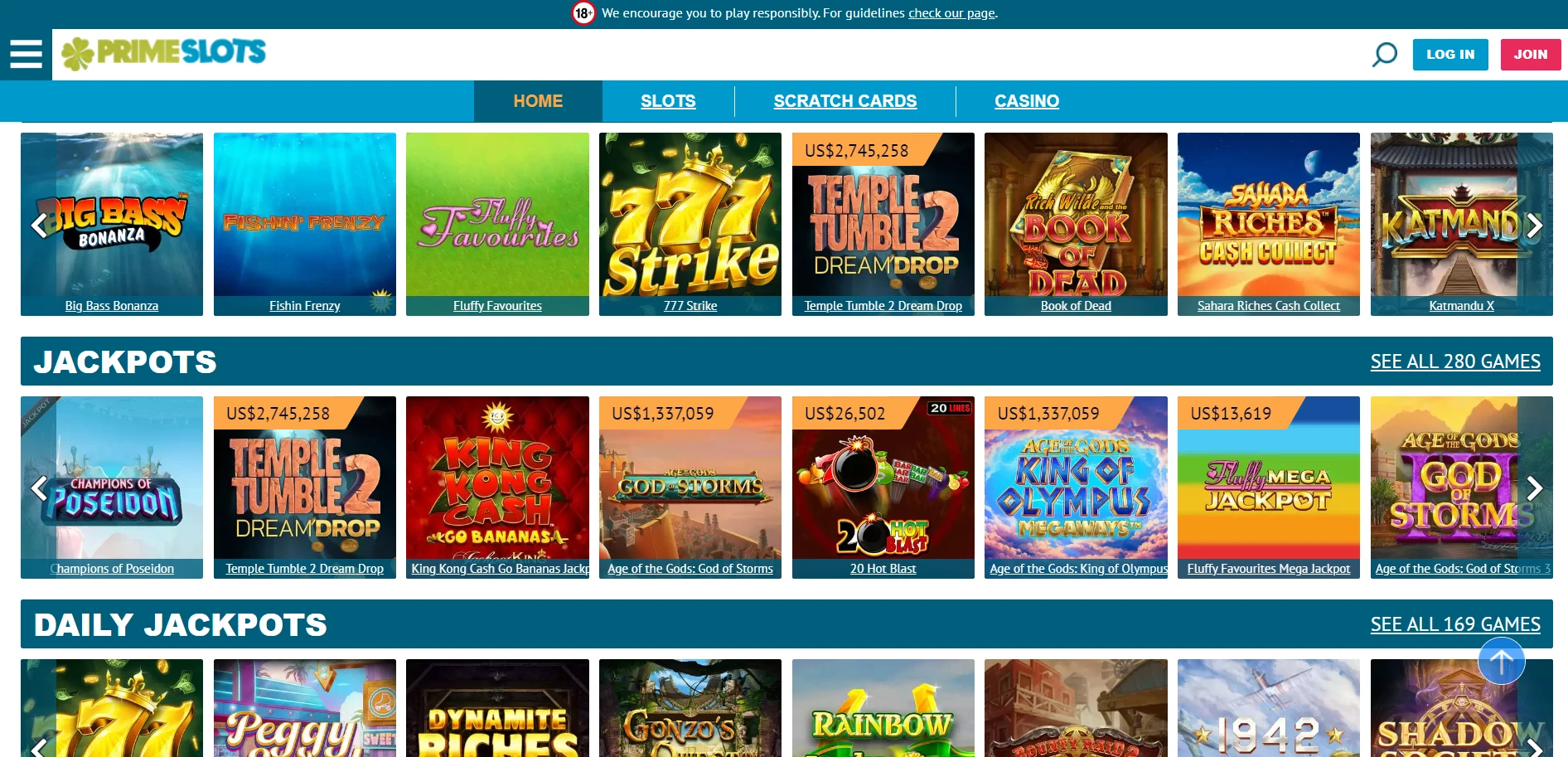 Prime Slots Screenshot