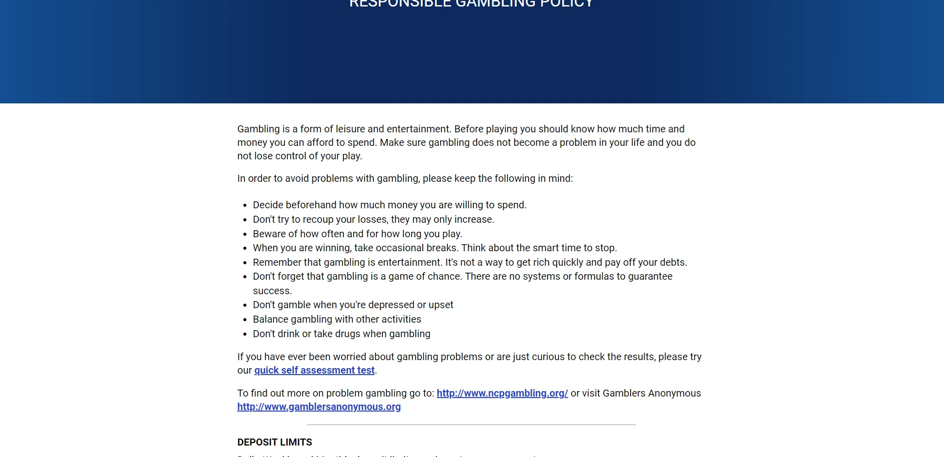 Quatro Casino Screenshot
