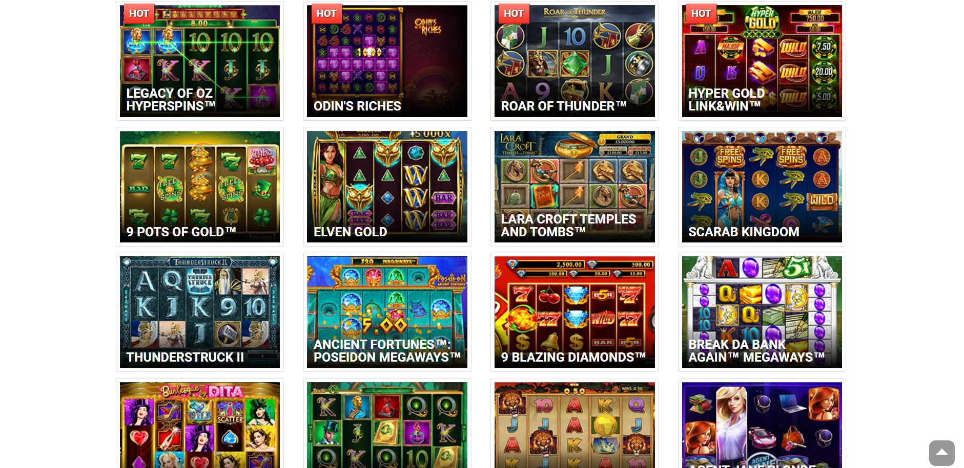 Quatro Casino Screenshot