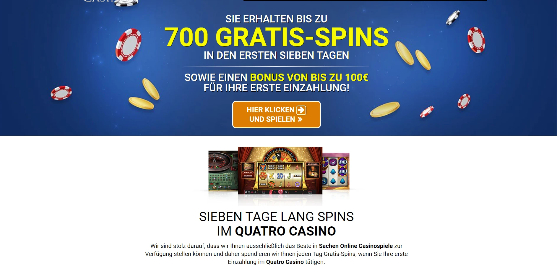 Quatro Casino Screenshot