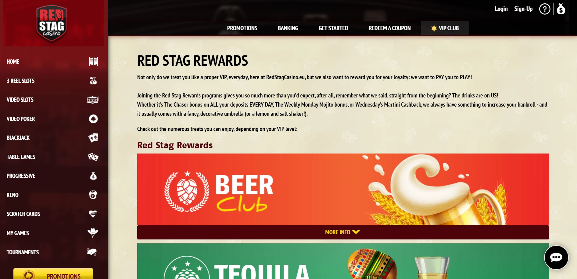 Red Stag Casino Screenshot