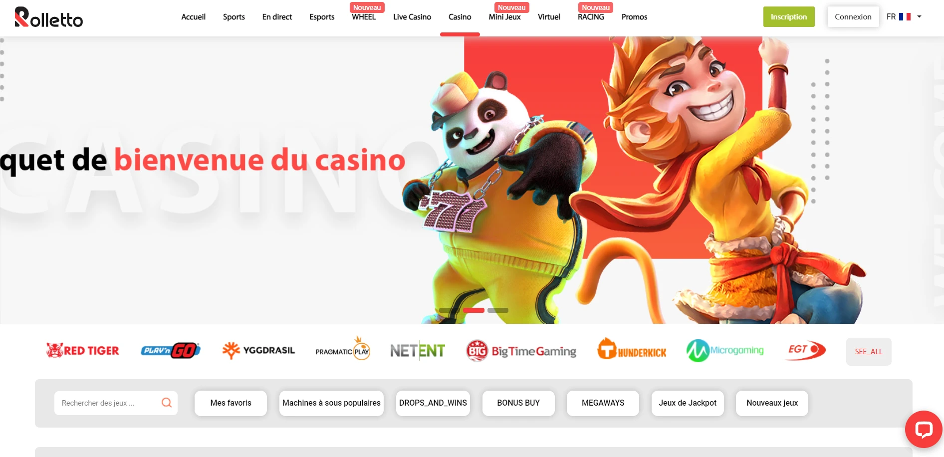 Rolletto Casino Screenshot