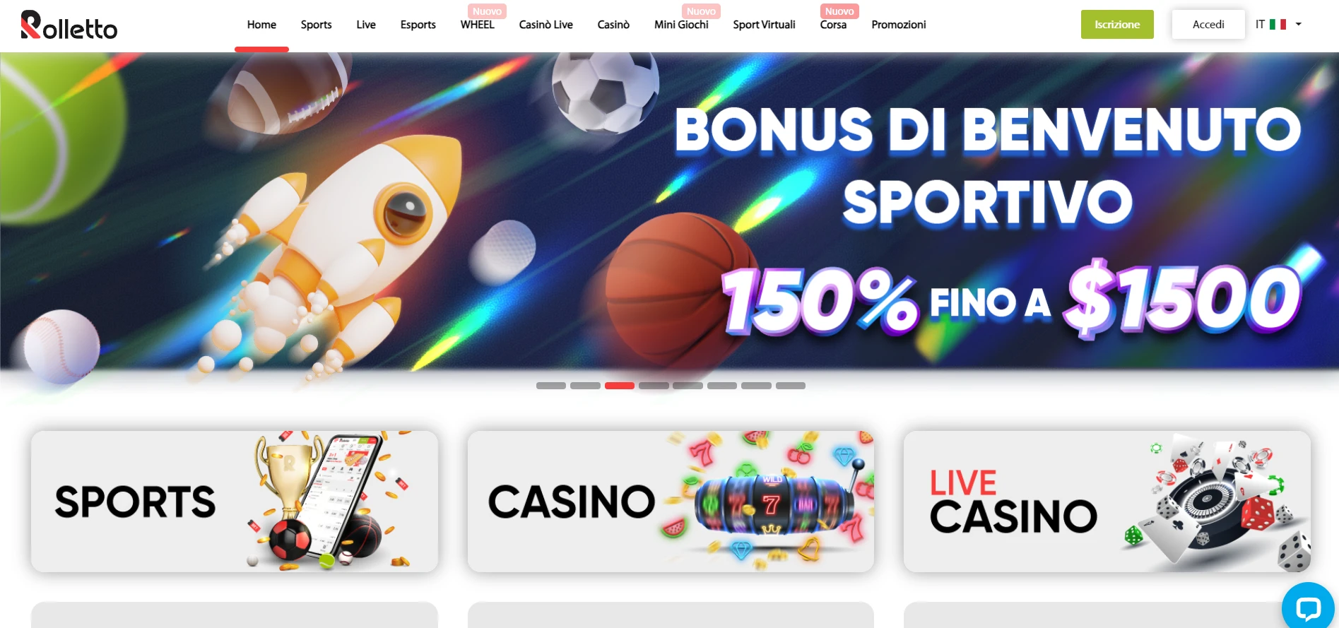Rolletto Casino Screenshot