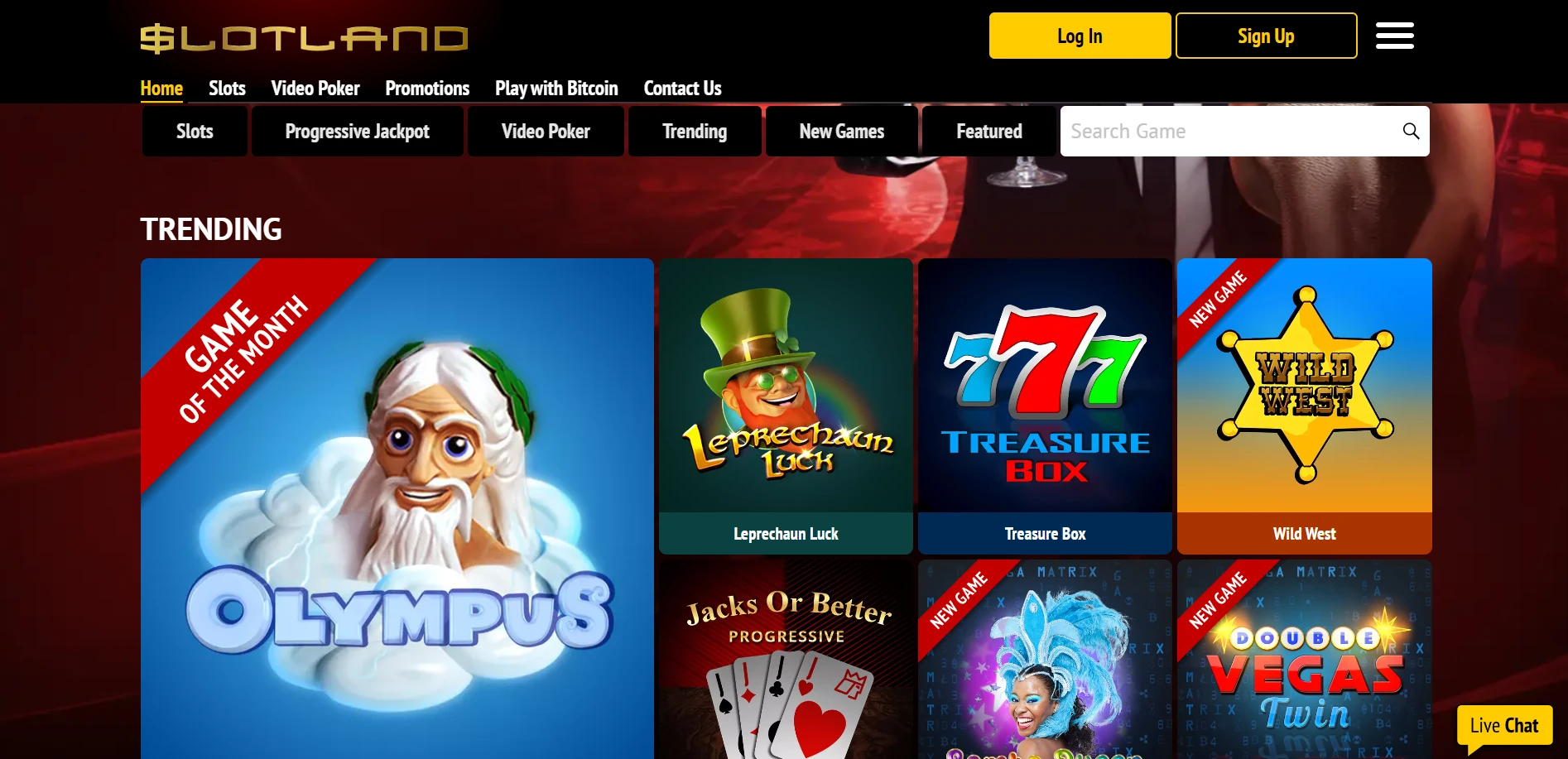 Slotland Casino Screenshot