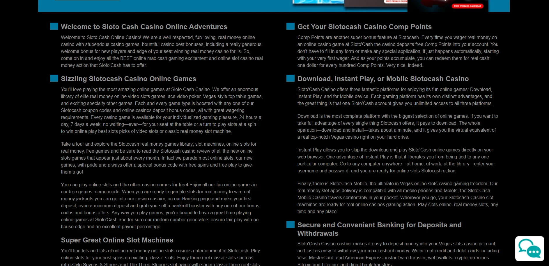 SlotoCash Casino Screenshot