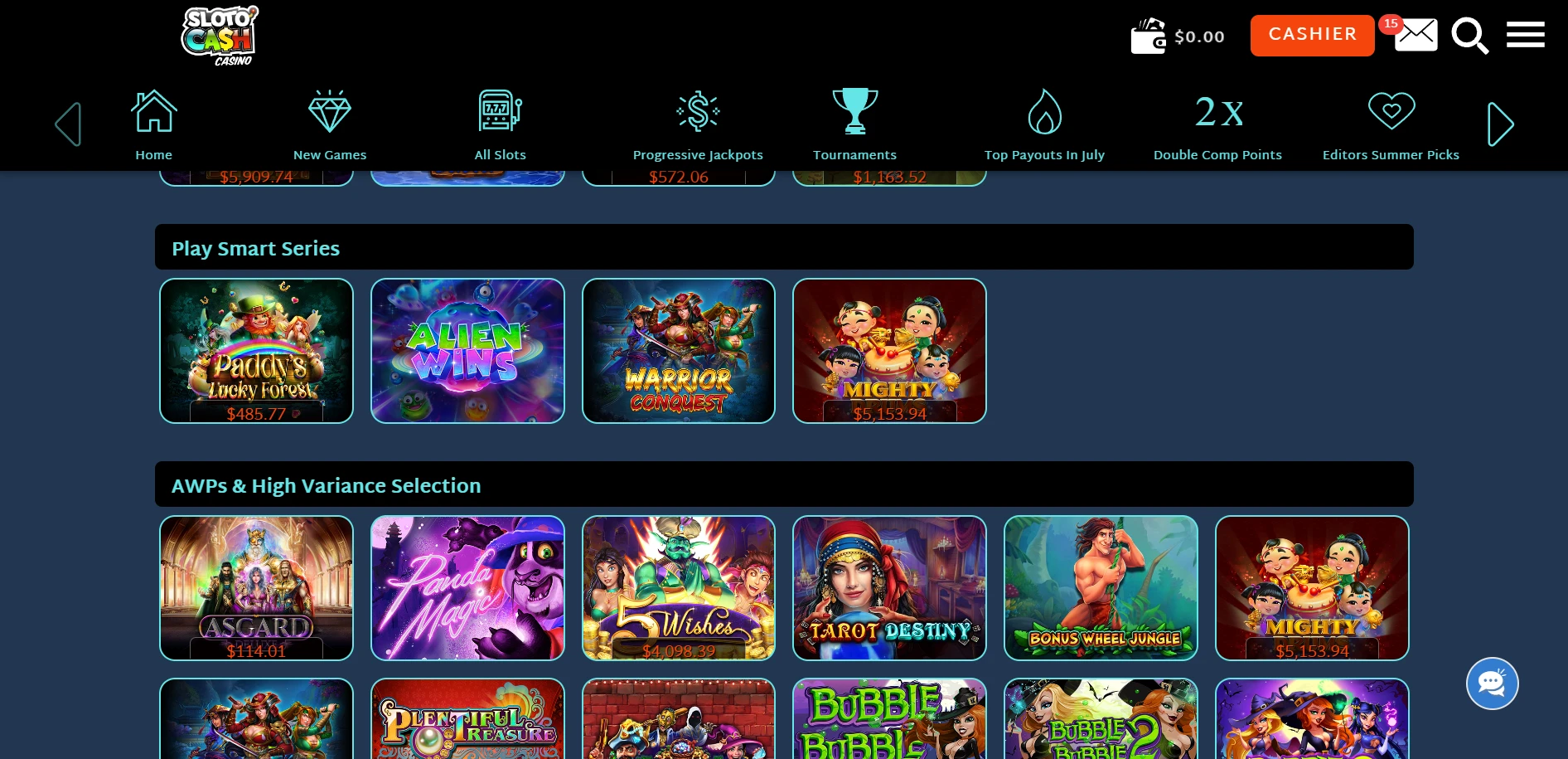 SlotoCash Casino Screenshot