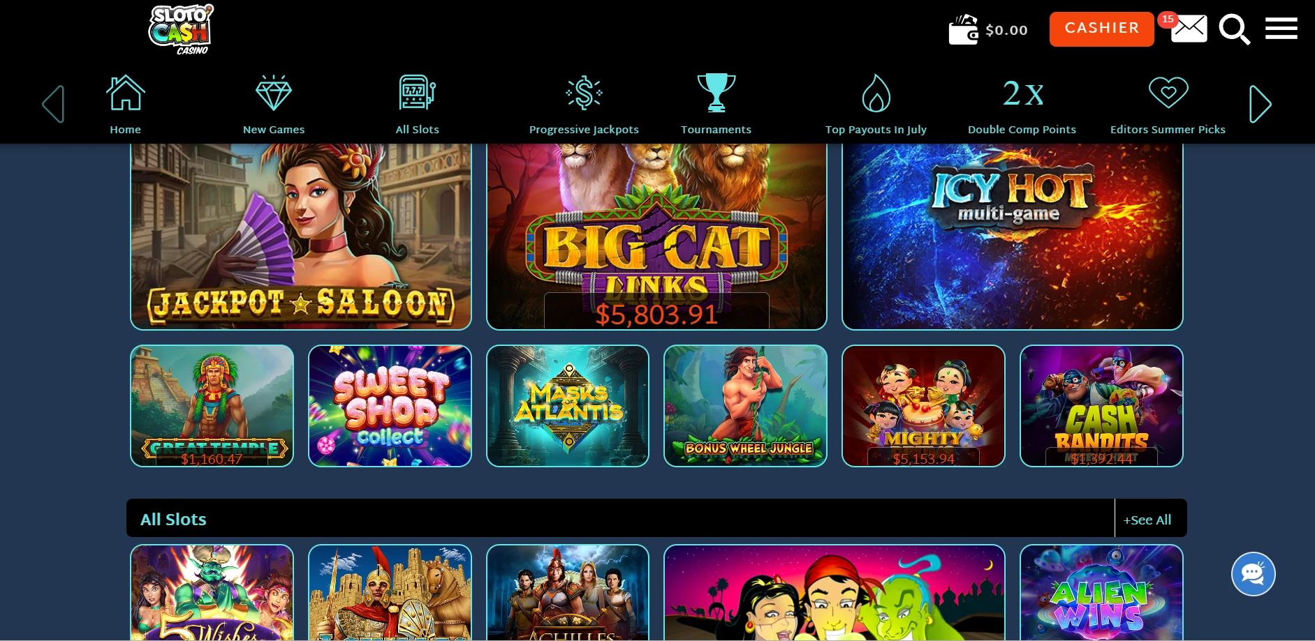 SlotoCash Casino Screenshot
