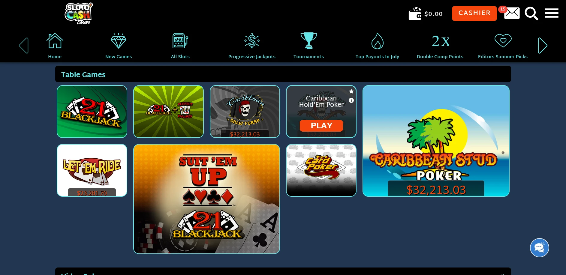 SlotoCash Casino Screenshot