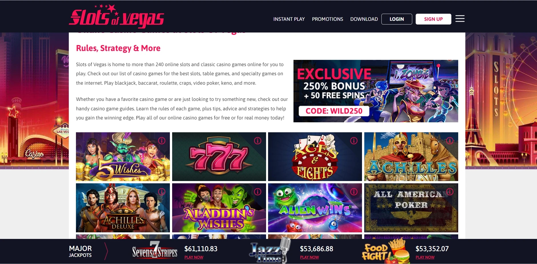 Slots of Vegas Screenshot