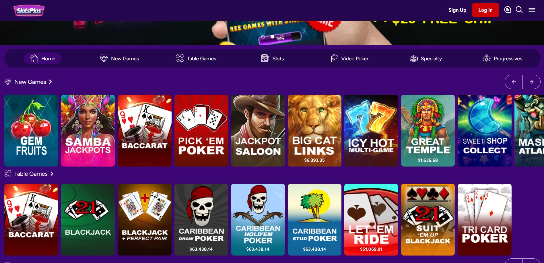 Slots Plus Casino Screenshot