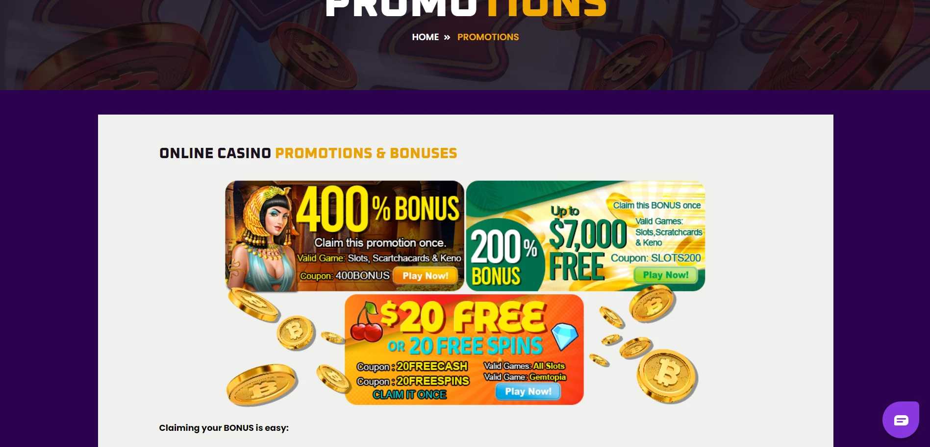 Slots Plus Casino Screenshot