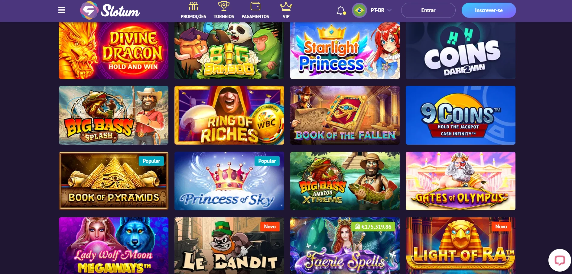 Slotum Casino Screenshot