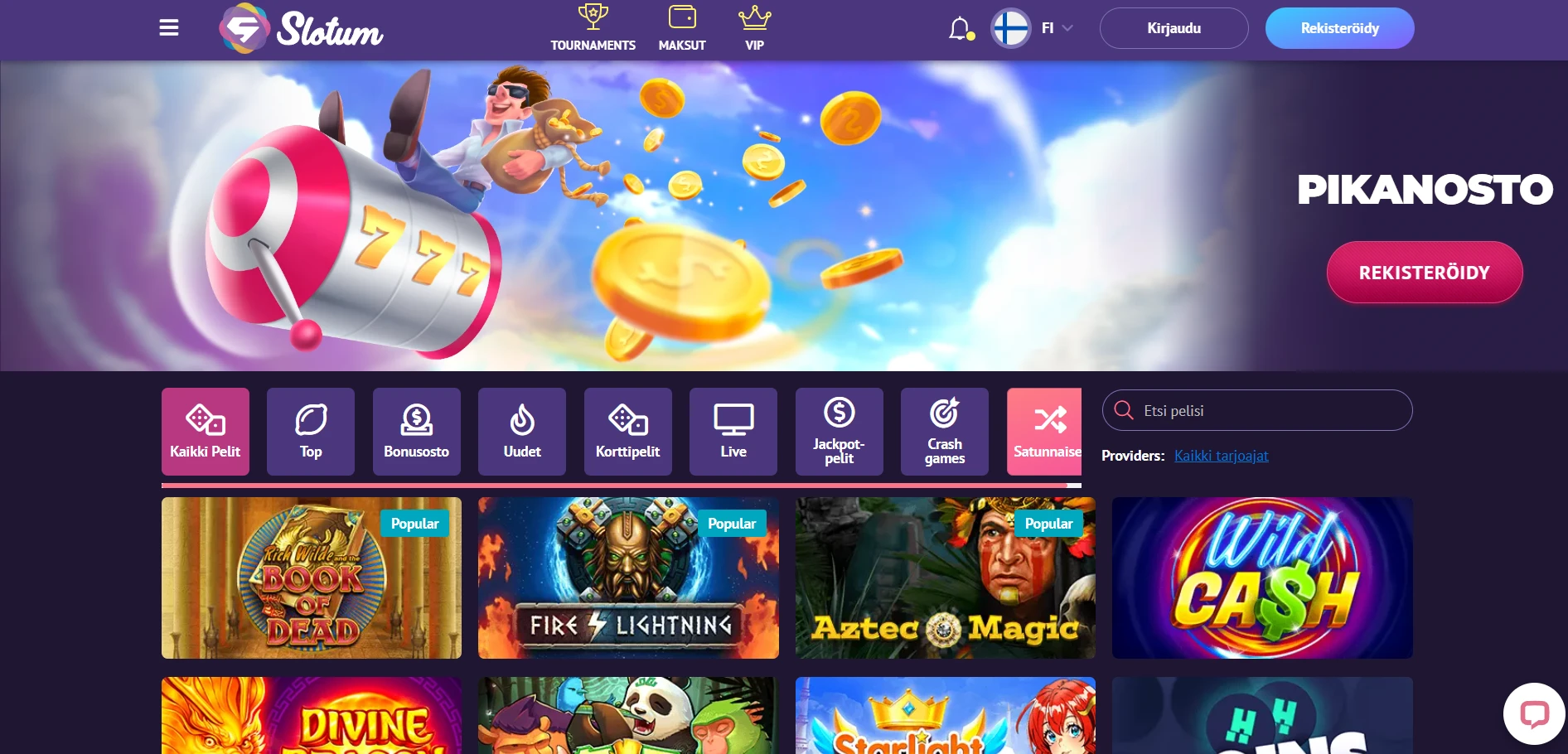 Slotum Casino Screenshot