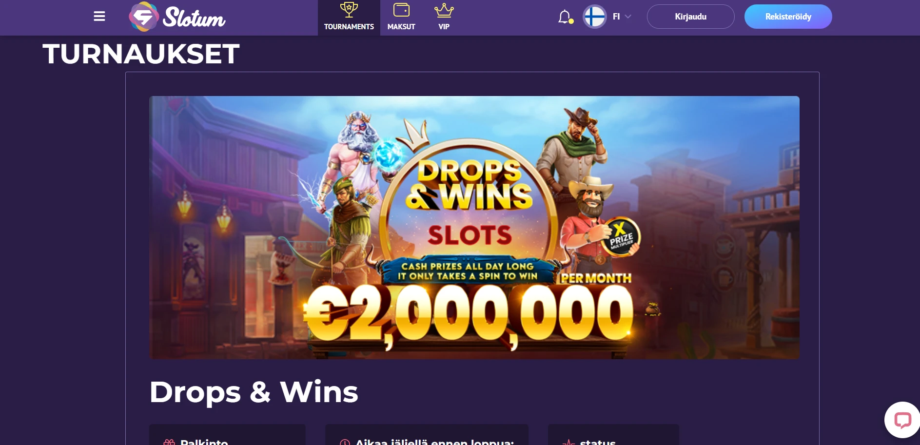 Slotum Casino Screenshot