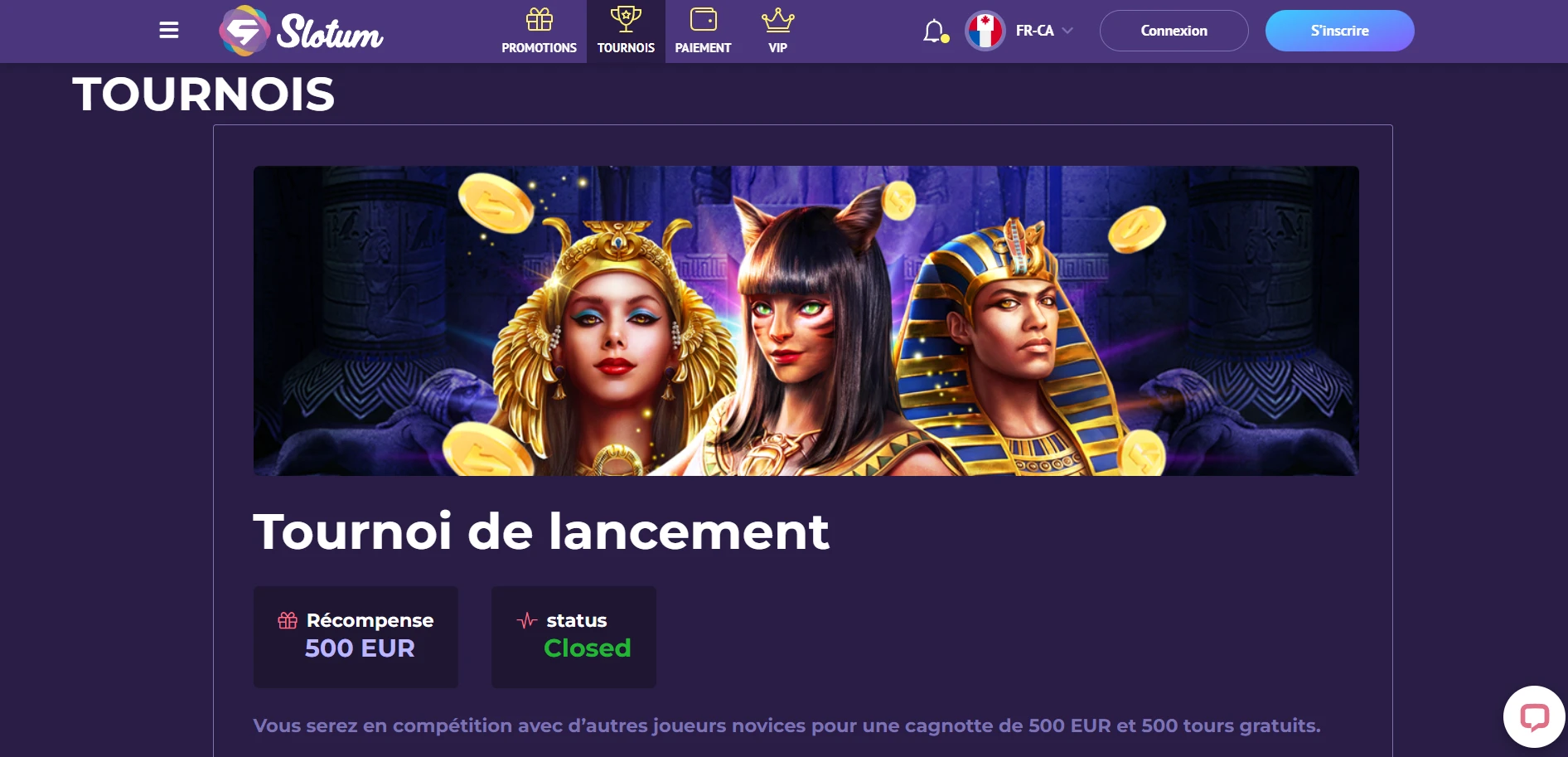 Slotum Casino Screenshot