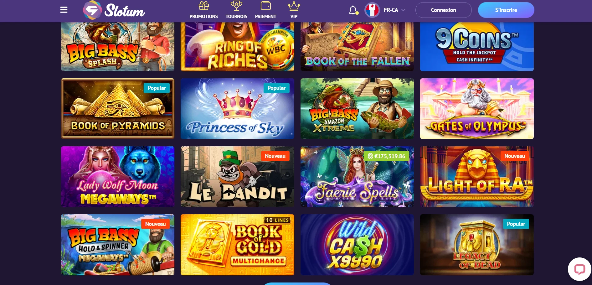 Slotum Casino Screenshot