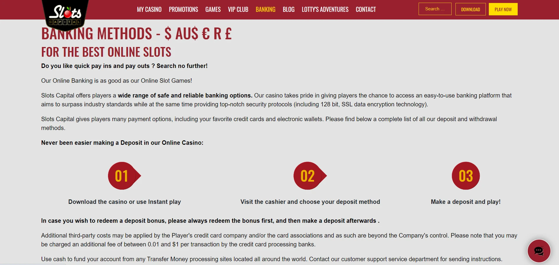 Spartan Slots Casino Screenshot