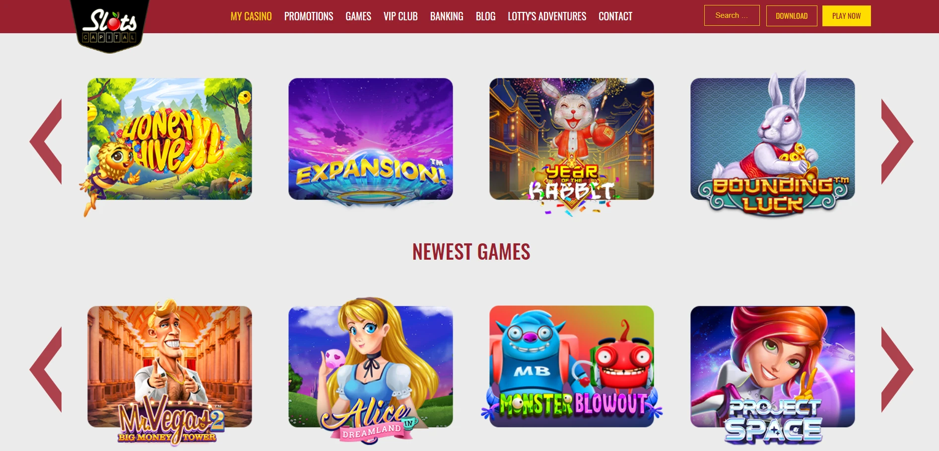 Spartan Slots Casino Screenshot