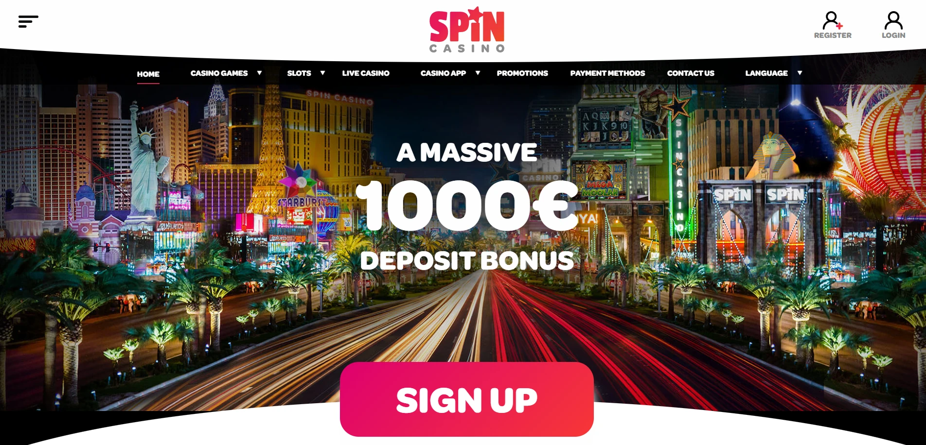 Spin Casino Screenshot
