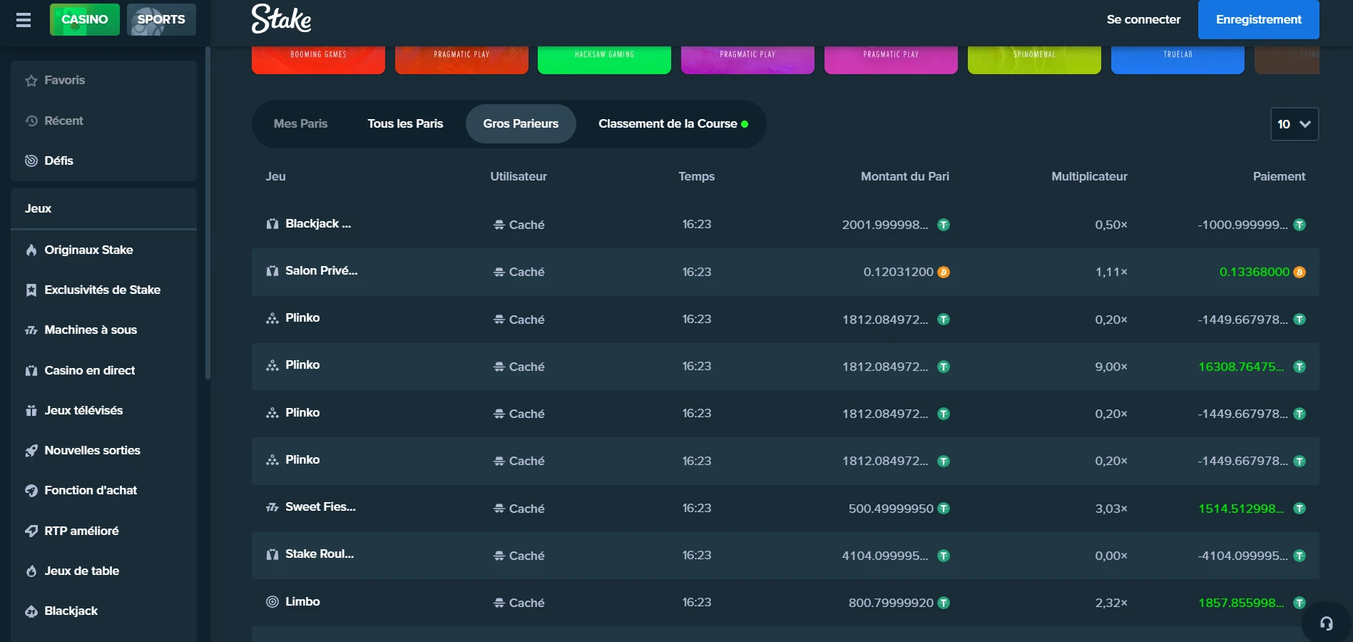 Stake Casino Screenshot