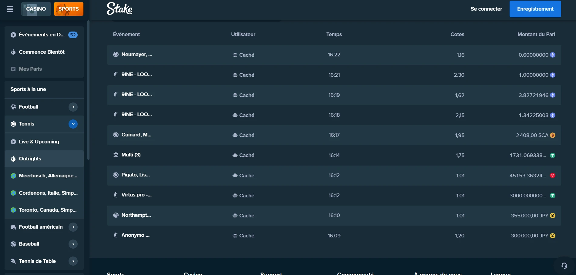 Stake Casino Screenshot