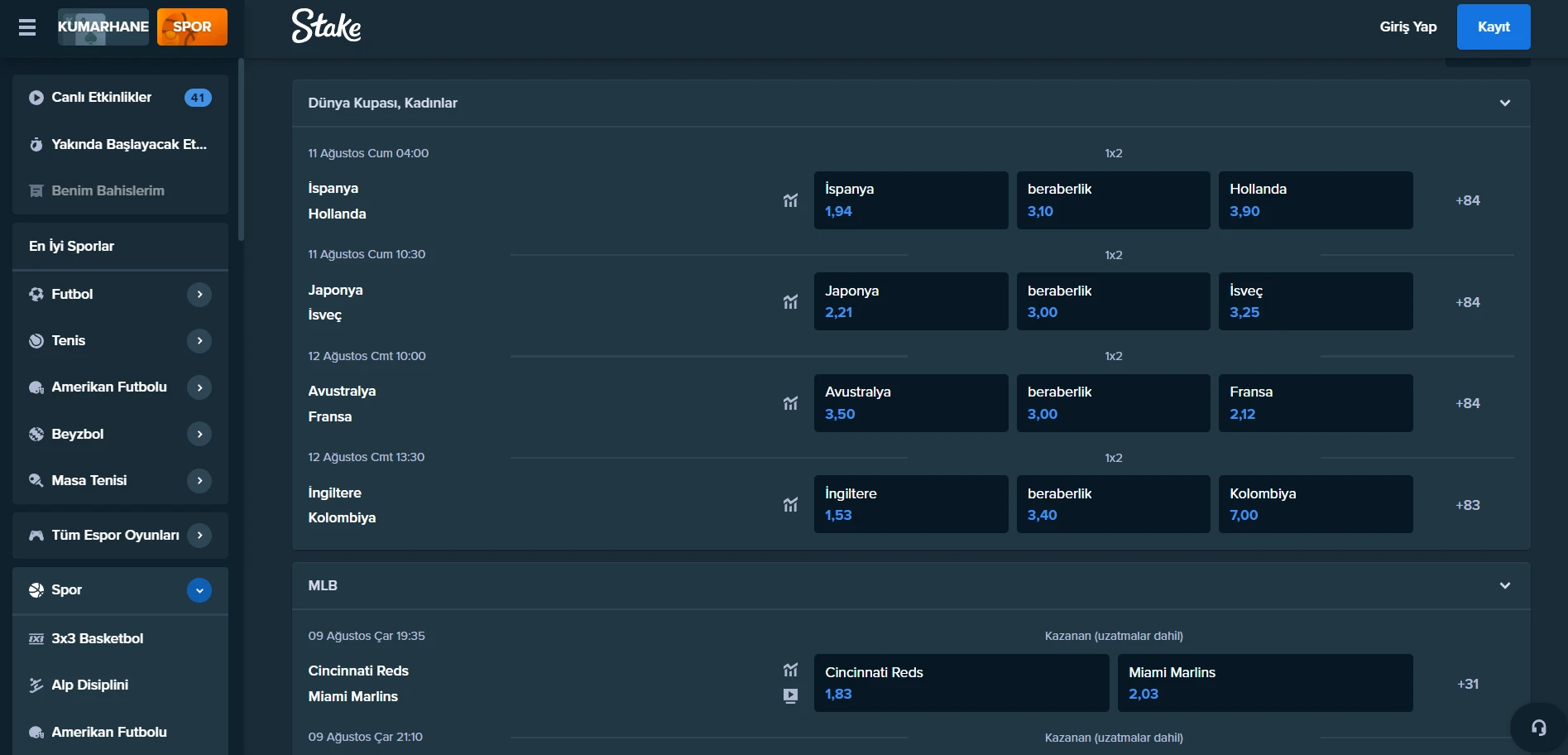 Stake Casino Screenshot