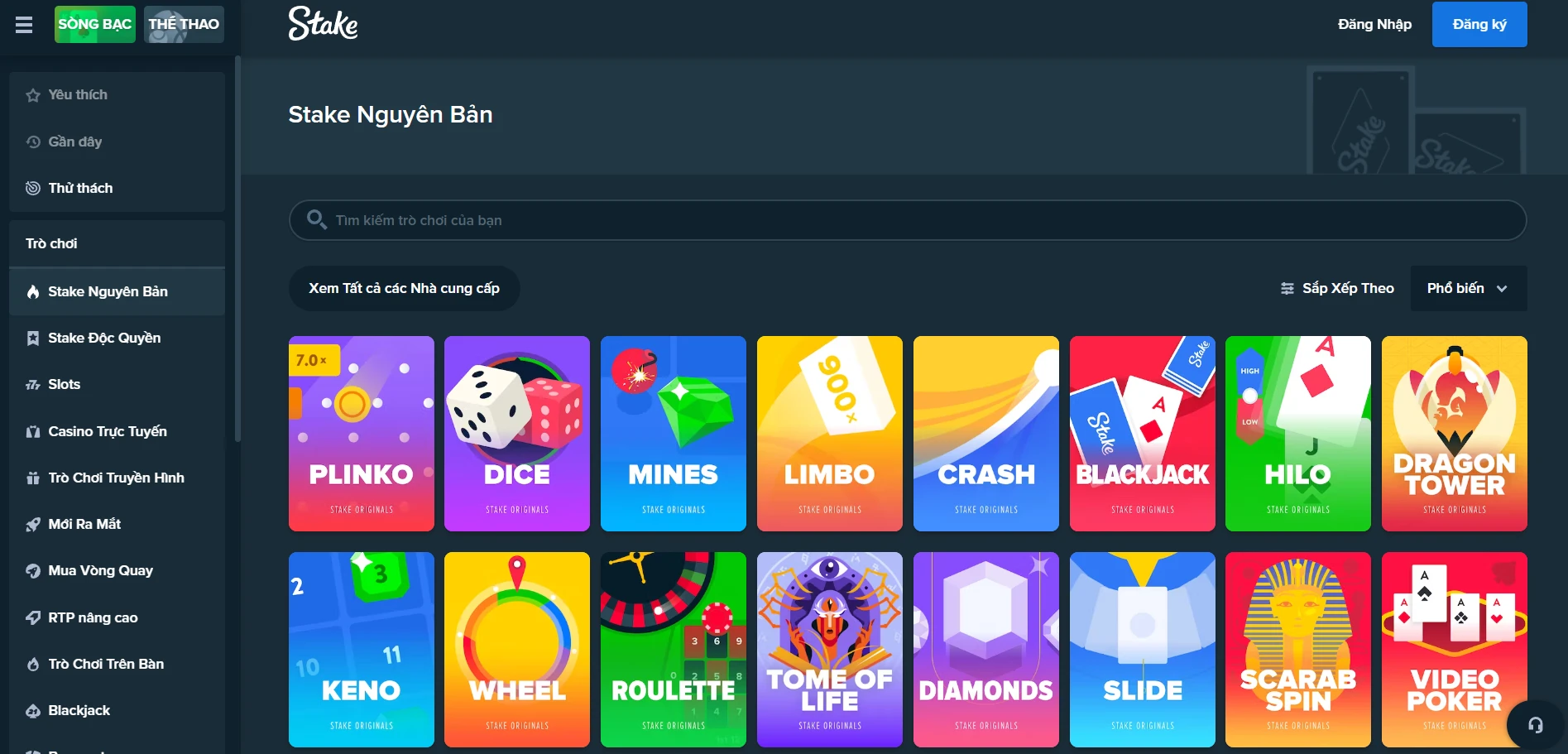 Stake Casino Screenshot