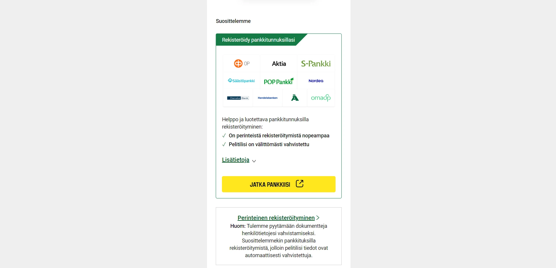 Unibet Casino Screenshot