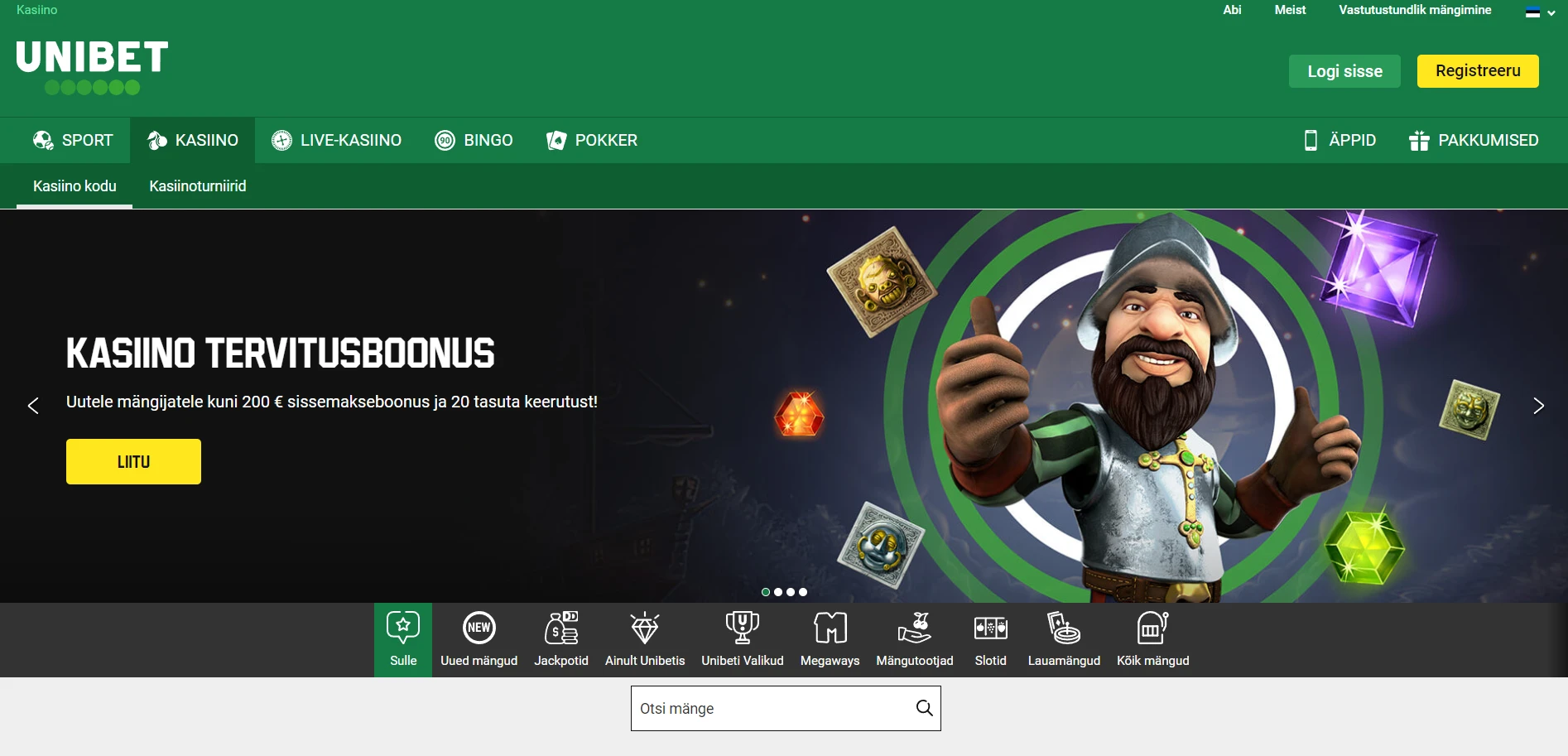 Unibet Casino Screenshot