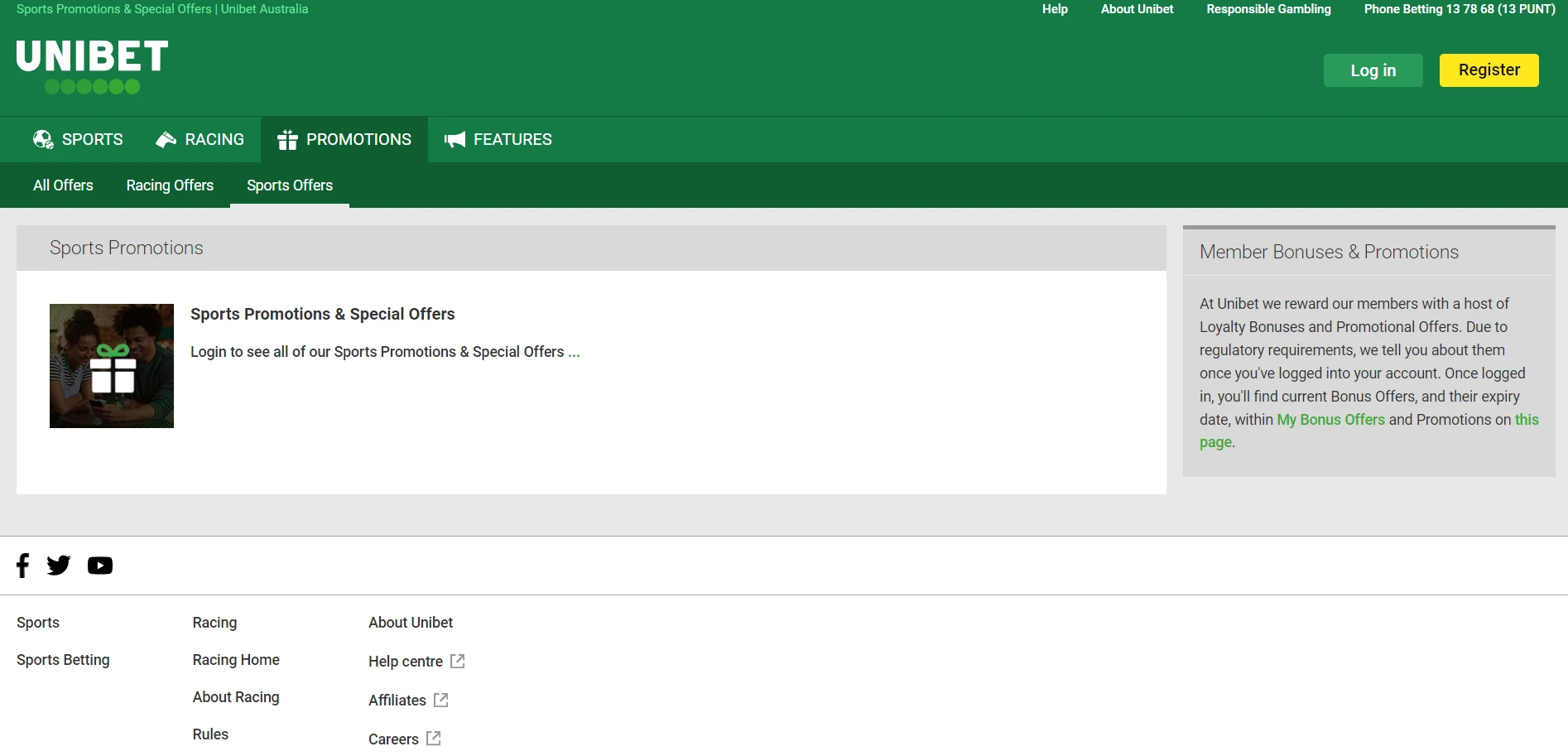 Unibet Casino Screenshot