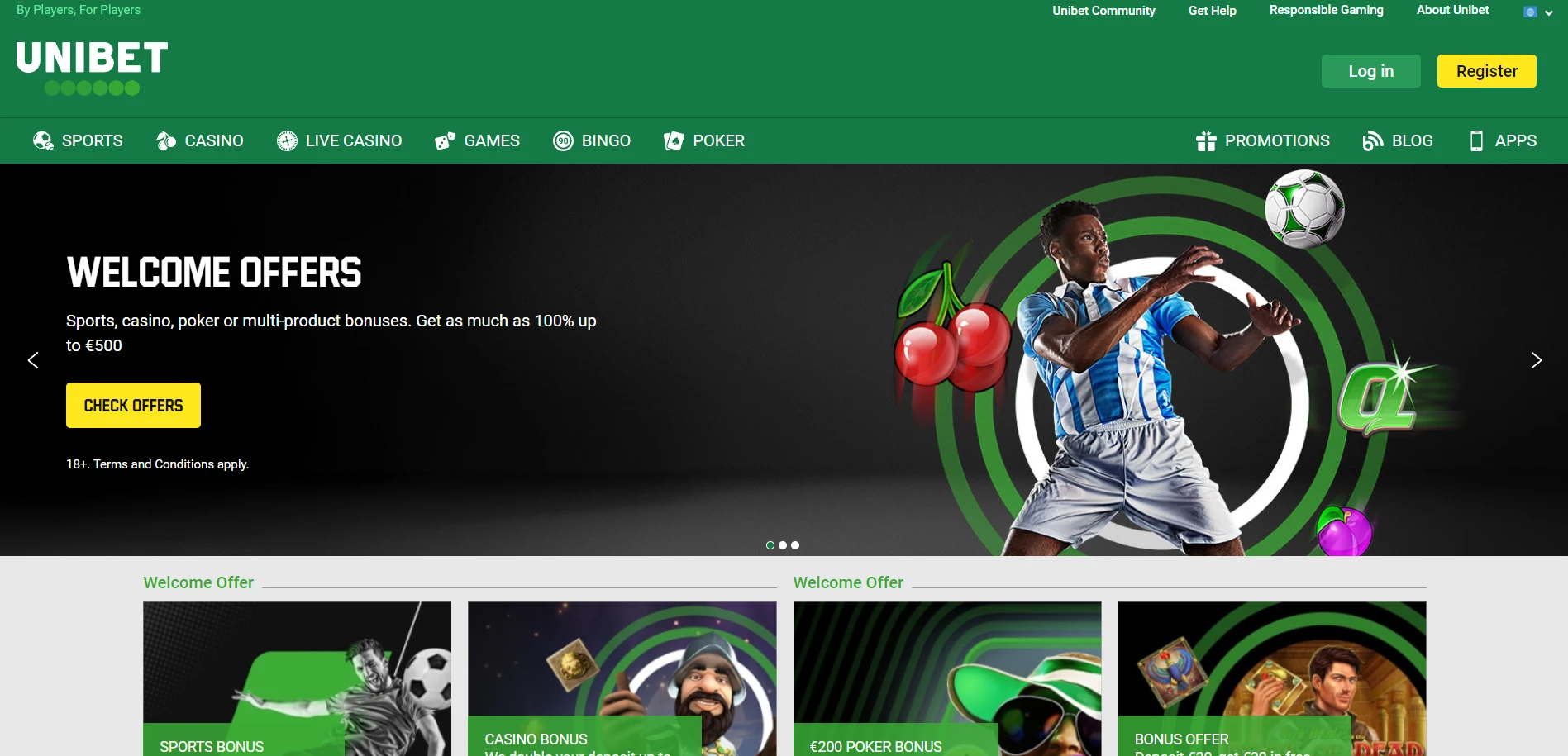 Unibet Casino Screenshot
