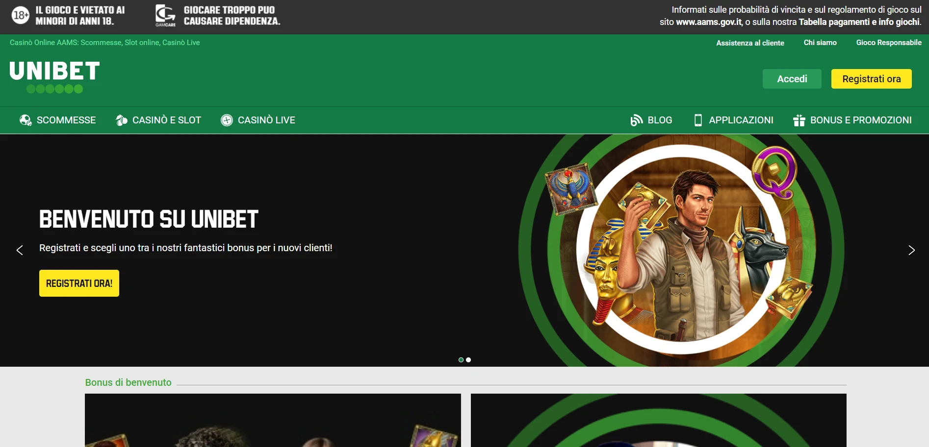 Unibet Casino Screenshot