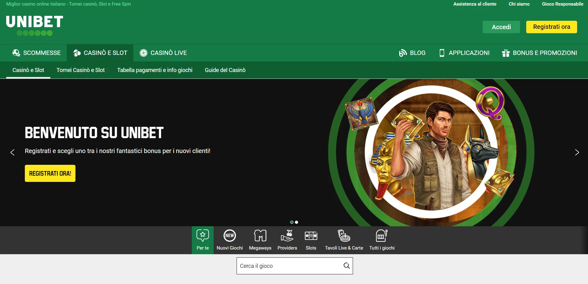 Unibet Casino Screenshot
