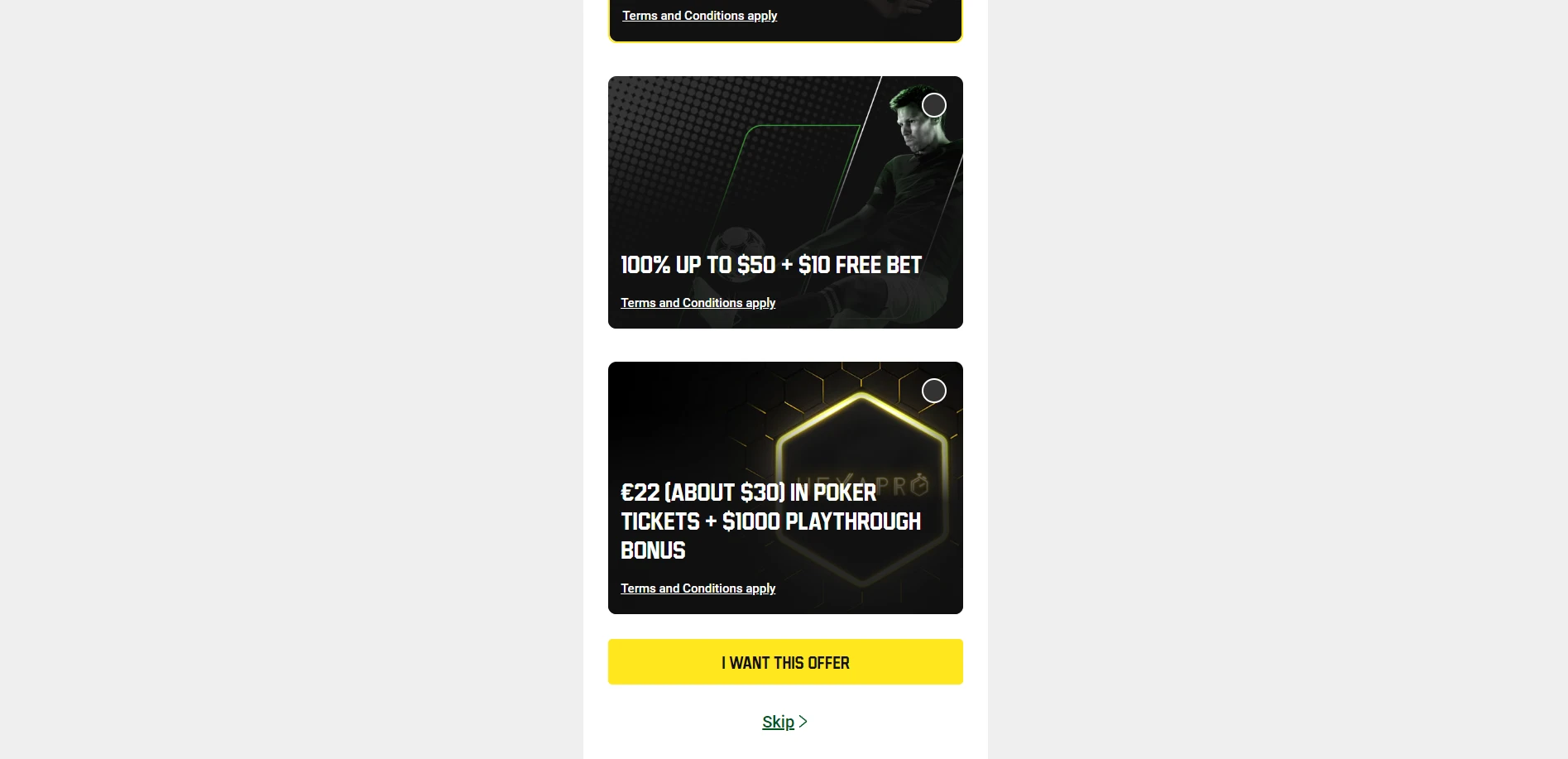 Unibet Casino Screenshot