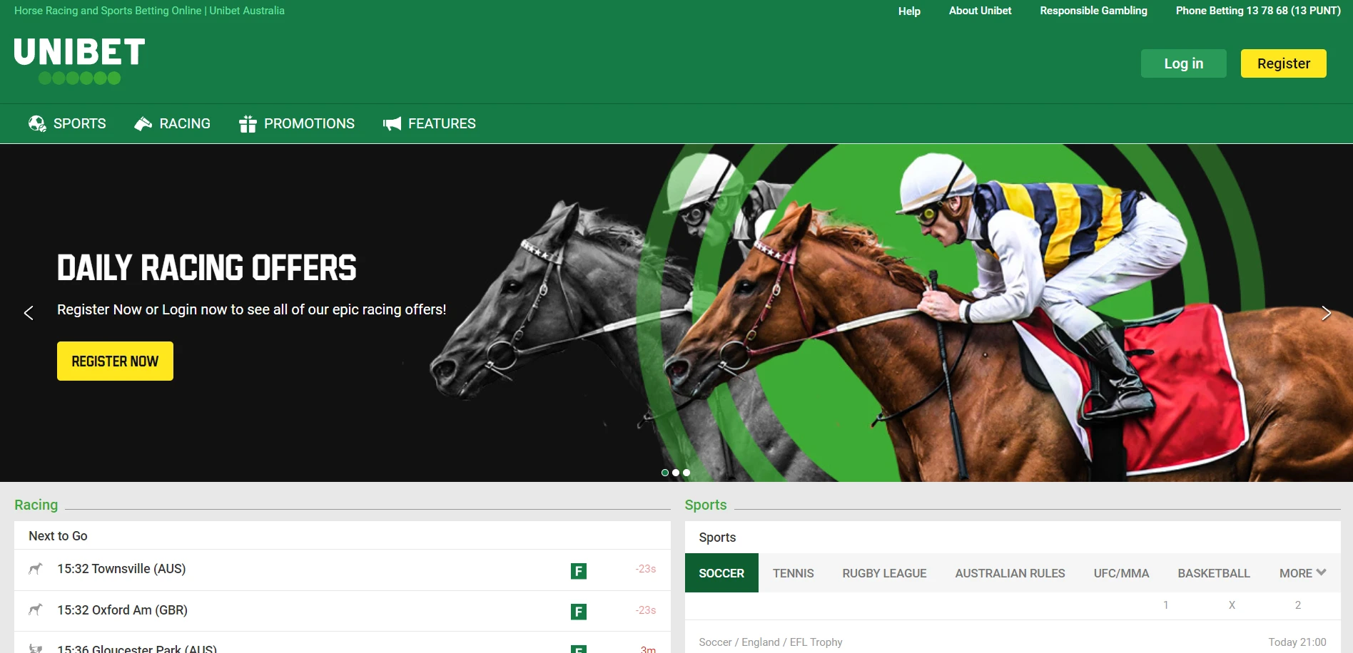 Unibet Casino Screenshot